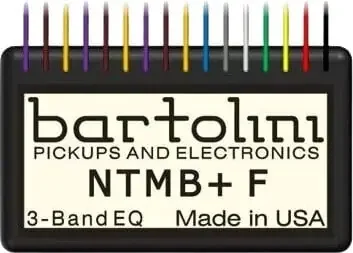 Bartolini NTMB+F 3-Band EQ Preamp Module Préamplificateurs et amplificateurs de puissance basse