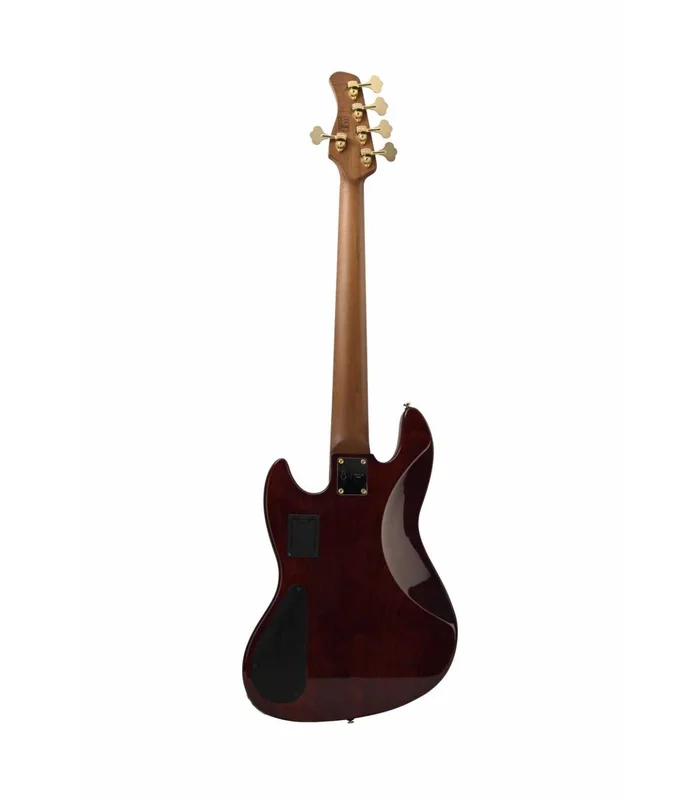 Basse Electrique 5 Cordes FretLess M. Miller V10 DX SWAMP ASH-5 FL TS MN + ÉTUI – Image 3