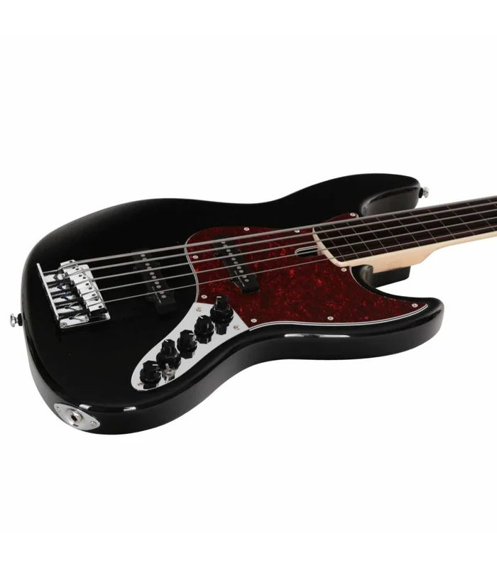Basse Electrique 5 cordes Fretless M. Miller V7 ALDER-5 FL BK EN Black – Image 3