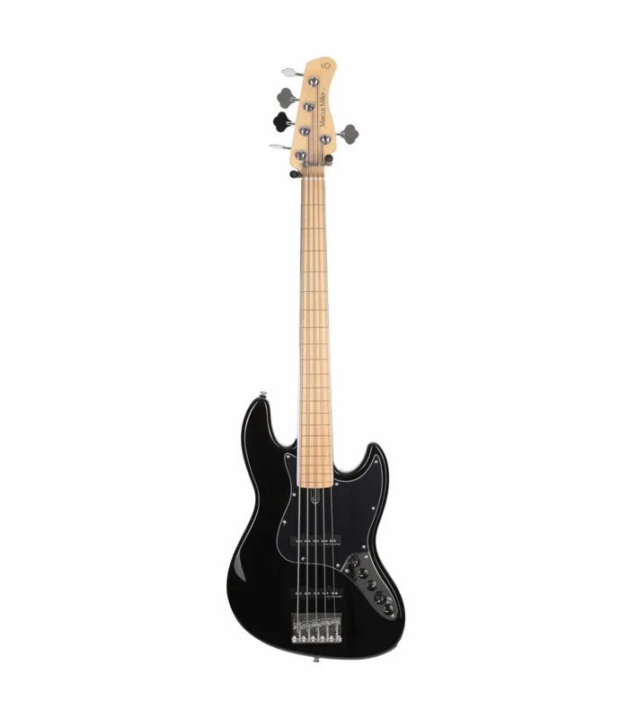 Basse Electrique 5 cordes FretLess M. Miller V7 VINTAGE ALDER-5 FL BK MN Black