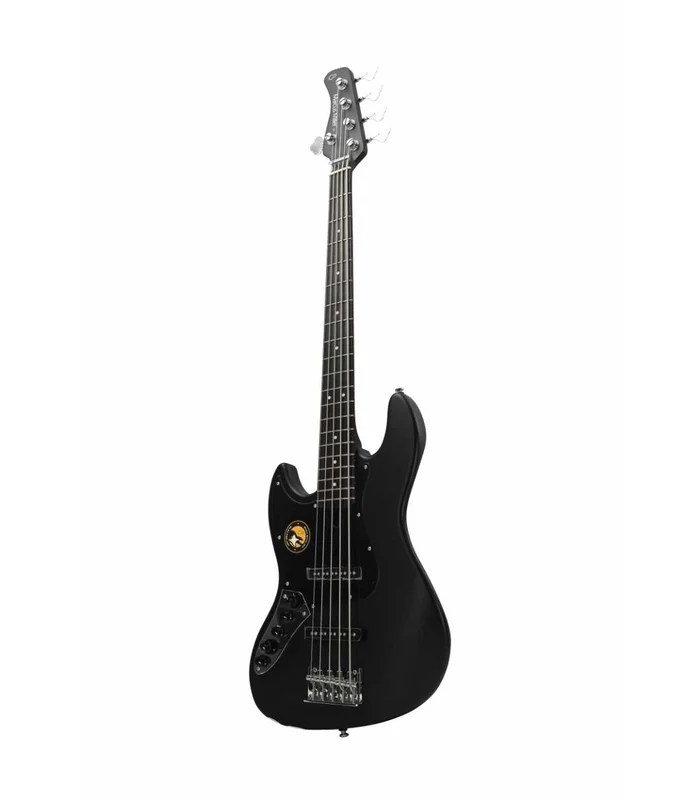 Basse Electrique 5 Cordes Gaucher M. Miller V3-5 LH BKS RN Black Satin – Image 2