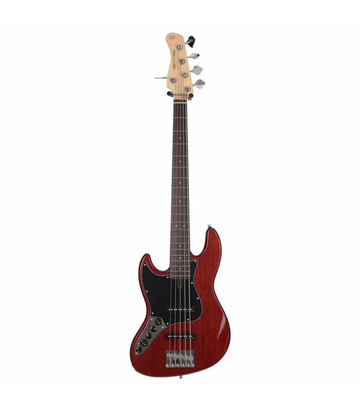 Basse Electrique 5 Cordes Gaucher M. Miller V3-5 LH MA RN Mahogany