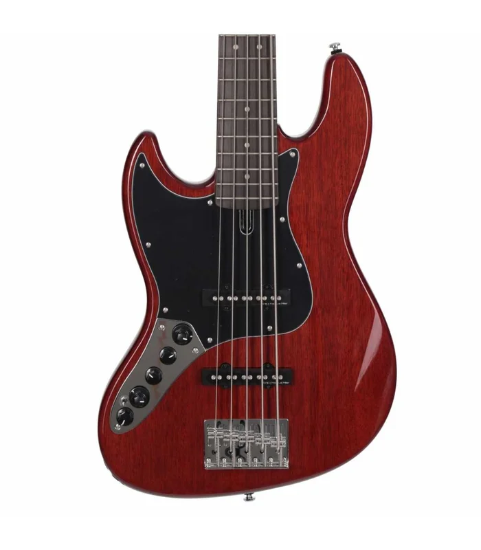Basse Electrique 5 Cordes Gaucher M. Miller V3-5 LH MA RN Mahogany – Image 2