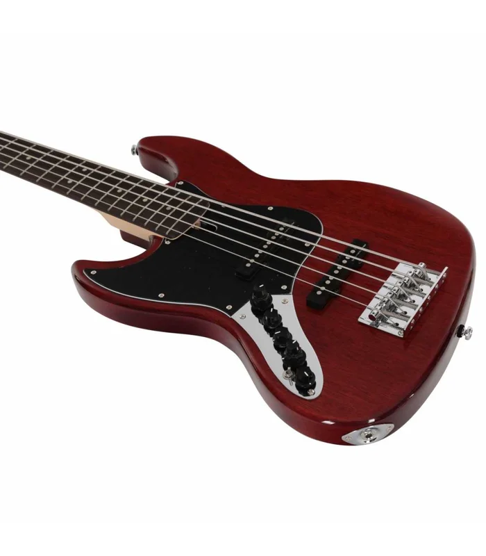 Basse Electrique 5 Cordes Gaucher M. Miller V3-5 LH MA RN Mahogany – Image 3