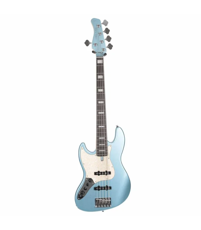 Basse Electrique 5 cordes Gaucher M. Miller V7 ALDER-5 LH LPB EN Lake Placid Blue