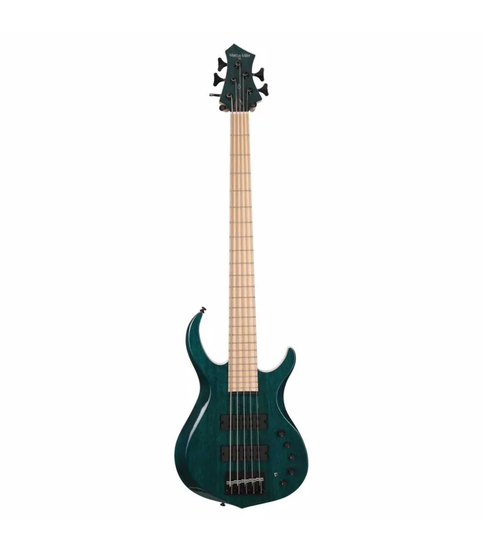 Basse Electrique 5 cordes M. Miller M2-5 TBL MN Transparent Blue