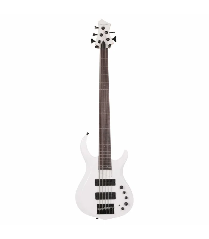 Basse Electrique 5 cordes M. Miller M2-5 WHP RN White Pearl
