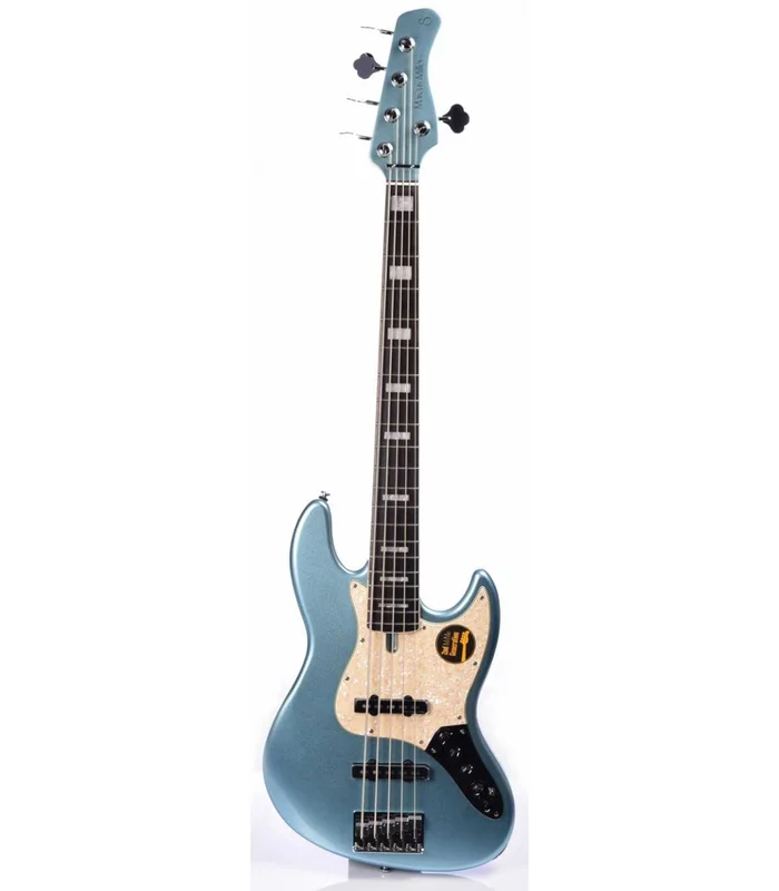 Basse Electrique 5 Cordes M. Miller V7 ALDER-5 LPB EN Lake Placid Blue
