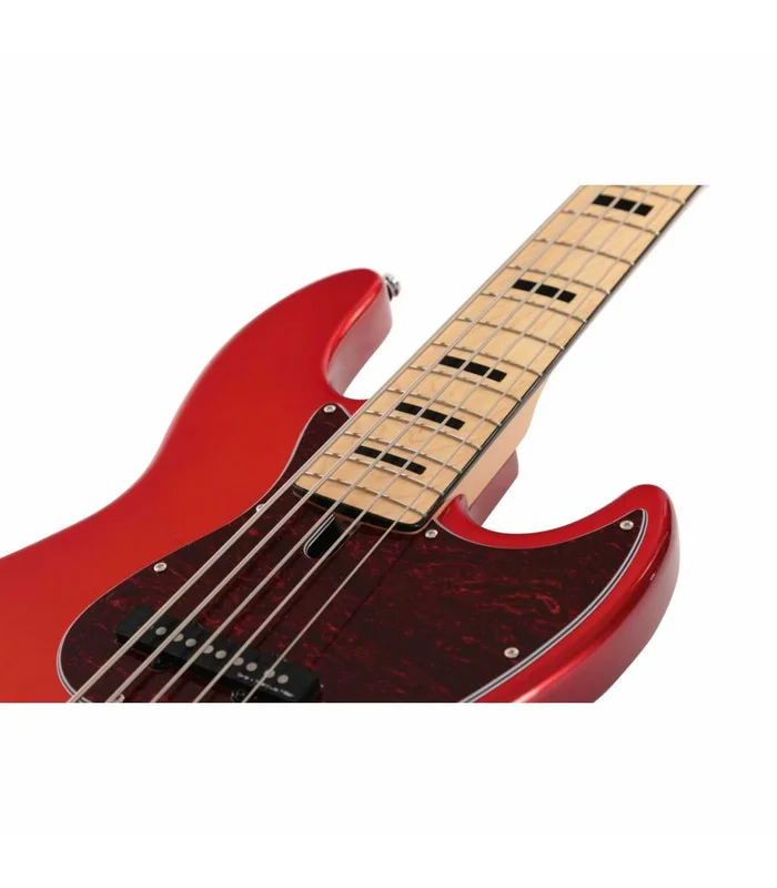Basse Electrique 5 cordes M. Miller V7 VINTAGE ALDER-5 BMR MN Bright Metallic Red – Image 3