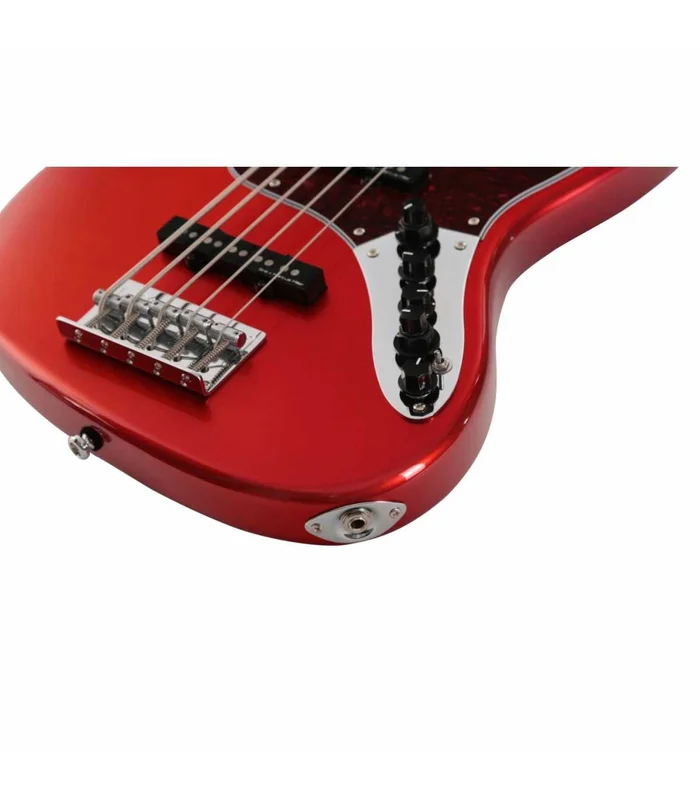 Basse Electrique 5 cordes M. Miller V7 VINTAGE ALDER-5 BMR MN Bright Metallic Red – Image 4
