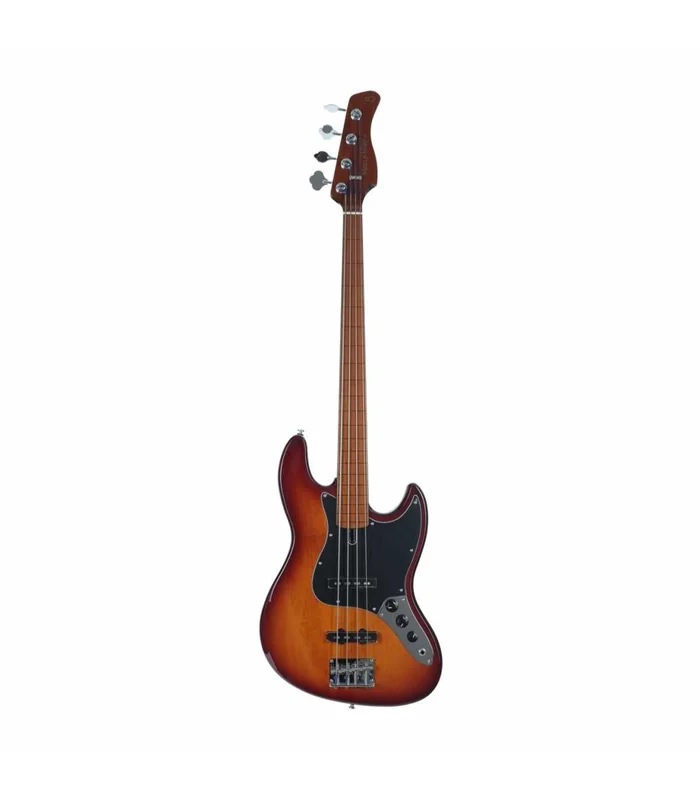 Basse Electrique FretLess M. Miller V5 ALDER-4 FL TS MN Tobacco Sunburst
