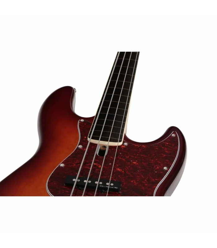 Basse Electrique Fretless M. Miller V7 ALDER-4 FL TS EN Tobacco Sunburst – Image 4