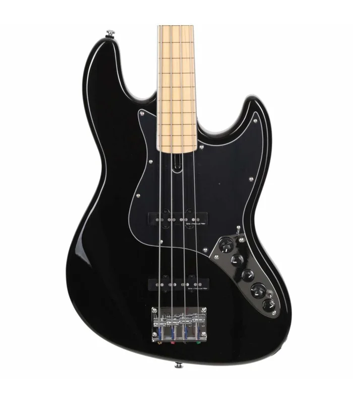 Basse Electrique FretLess M. Miller V7 VINTAGE ALDER-4 FL BK MN Black – Image 2