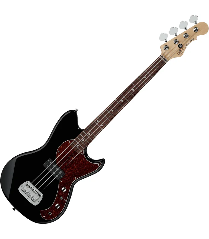 Basse Electrique G&L – TFALB-BLK-R – Standard – Tribute Fallout Bass Jet Black, touche palissandre – Image 3