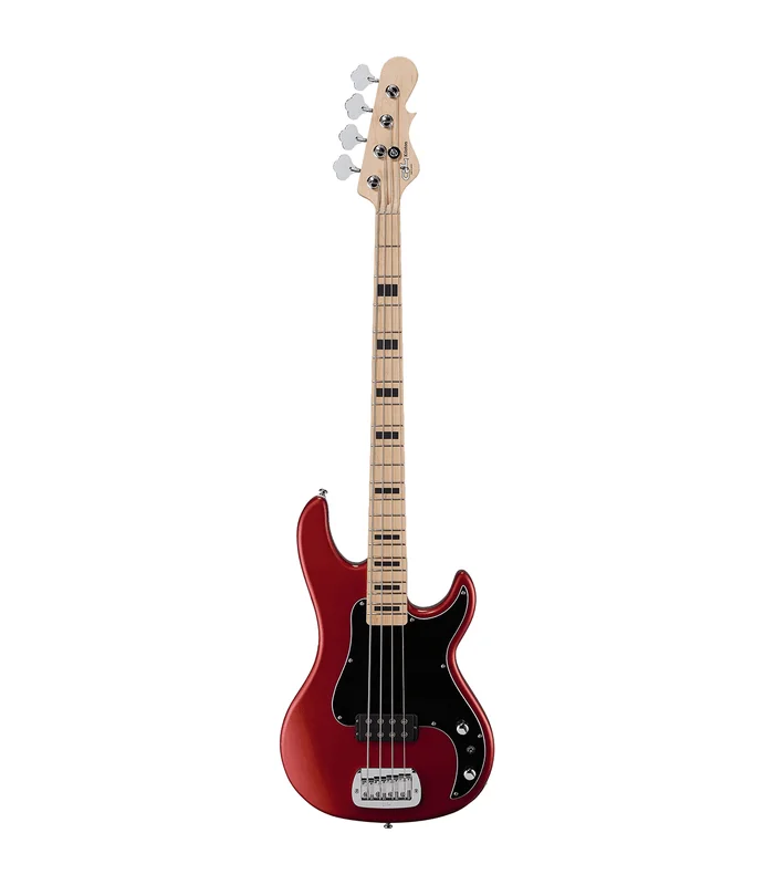 Basse Electrique G&L – TKIL-CAR-M – Standard – Tribute Kiloton Candy Apple Red, touche érable