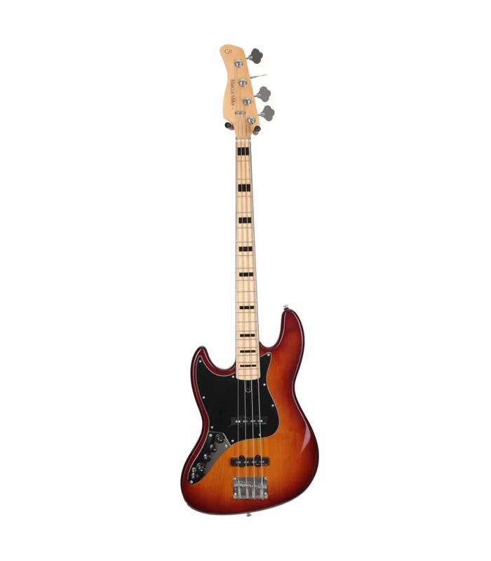 Basse Electrique Gaucher M. Miller V7 VINTAGE ALDER-4 LH TS MN Finition Tobacco Sunburst