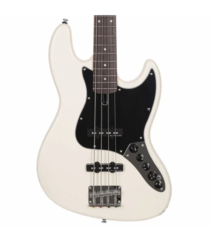 Basse Electrique M. Miller V3-4 AWH RN Alpine White – Image 2