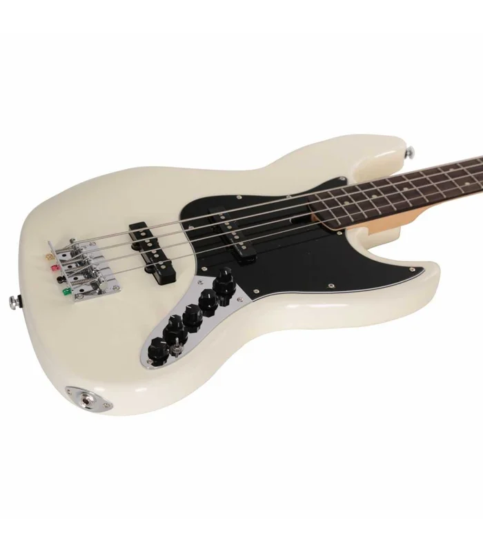 Basse Electrique M. Miller V3-4 AWH RN Alpine White – Image 3