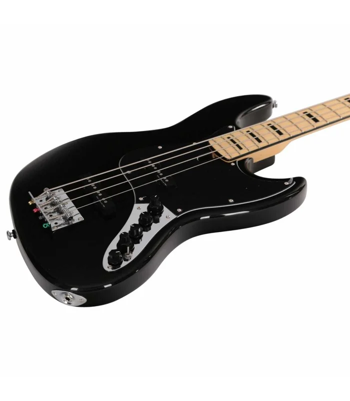 Basse Electrique M. Miller V7 VINTAGE ALDER-4 BK MN Black – Image 3