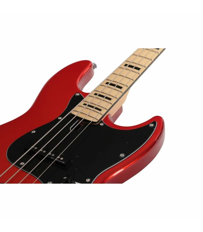 Basse Electrique M. Miller V7 VINTAGE ALDER-4 BMR MN Bright Metallic Red – Image 3