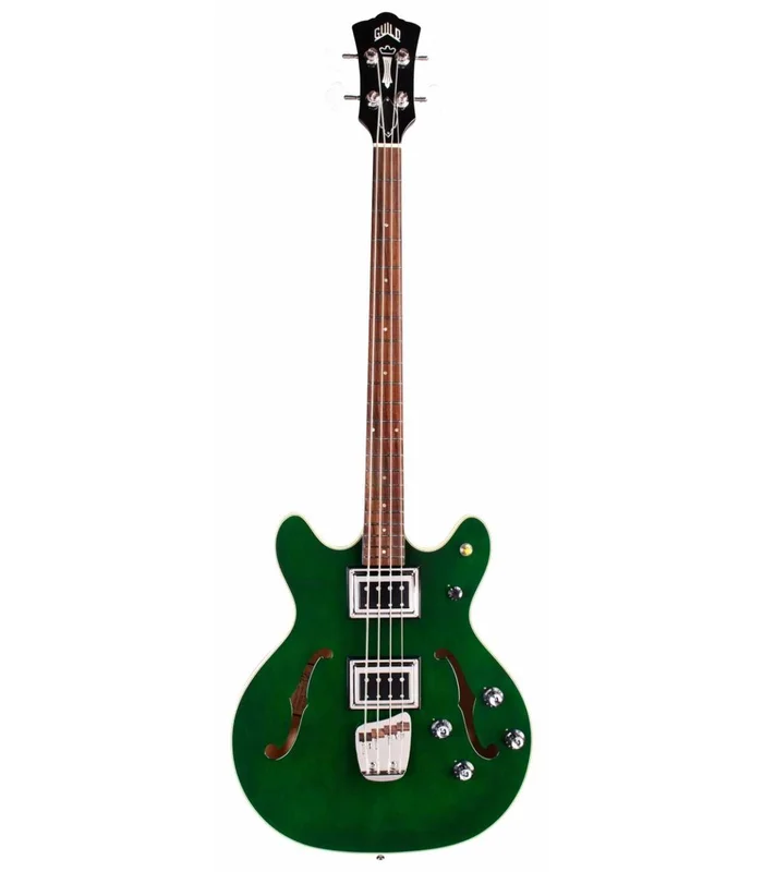 Basse Electrique Semi-Hollow Guild STARFIRE BASS II GREEN + ÉTUI