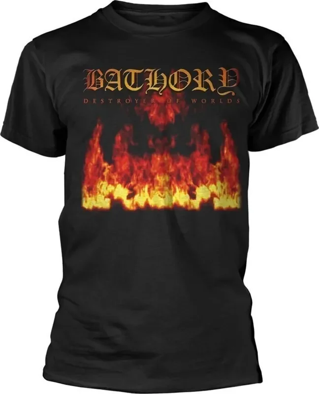 Bathory T-shirt Destroyer Of Worlds Unisex Black L