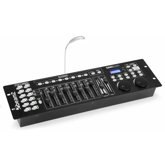 BeamZ DMX240 – Contrôleur DMX, 192 Canaux pour 12 Appareils
