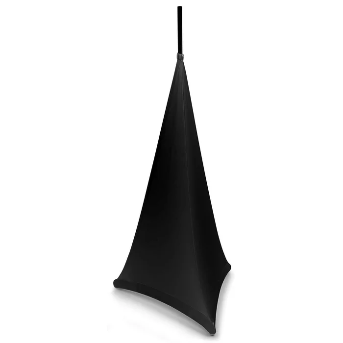 BeamZ LSS12B – Housse pour Pied d’Enceinte, Tissu Extensible, 120cm – Noir