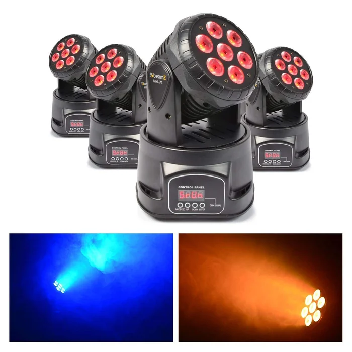 BeamZ MHL74 – 4x Lyres Wash 7x LED RGBW 10W