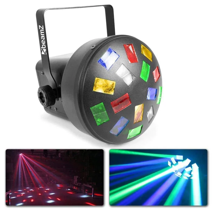 BeamZ Mini Mushroom LED – Jeu de Lumière, 6 LEDs de 3W, RGBWA
