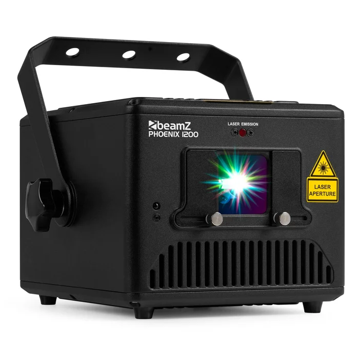 BeamZ Phoenix1200 – Laser RGB 1,2W – ILDA/DMX – Télécommande Incluse