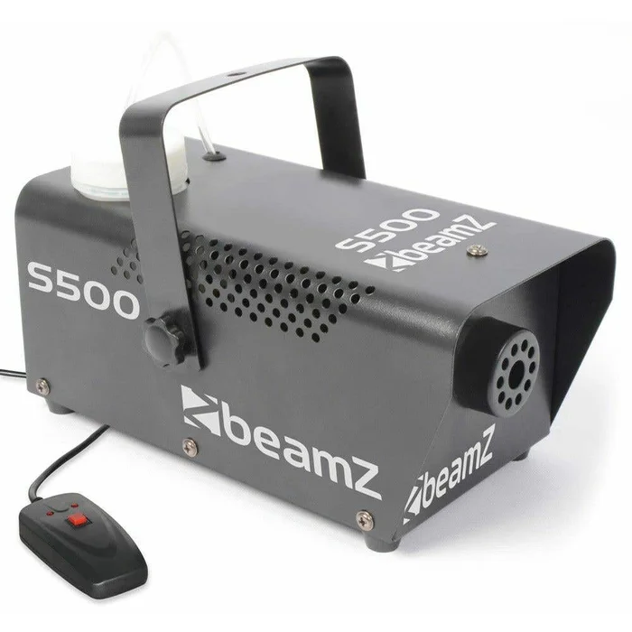 BeamZ S500-M – Machine à Fumée Finition Métal 500 Watts – Liquide Inclus