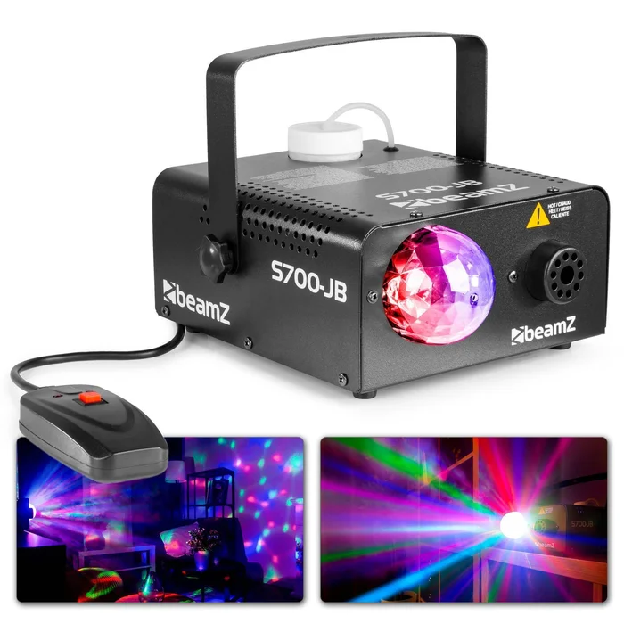 BeamZ S700-JB – Machine à Fumée 700 Watts avec Jelly Ball – Liquide Inclus