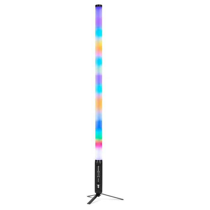 BeamZ Zelos – Tube LEDs RGBW/CW 360° Autonomie 12H – IP65 – Wireless DMX