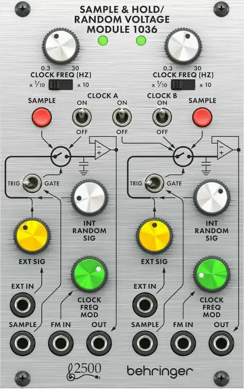 Behringer Sample & Hold Random Voltage 1036 Système modulaire