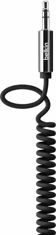 Belkin Mixit Up Coiled Cable 3.5mm AV10126cw06-BLK 1,8 m Câble audio