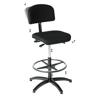 BERGERAULT B1024 – Chaise Asynchrone Pour Chef D’orchestre – Hauteur 450 650 MM