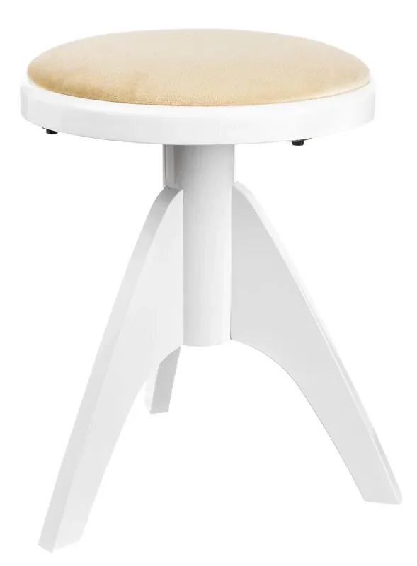 Bespeco SG3 Chaise de piano ronde White