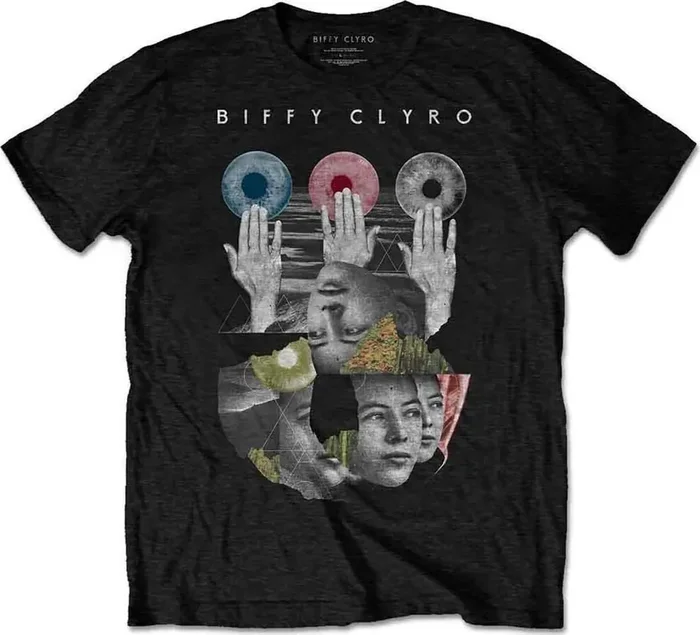 Biffy Clyro T-shirt Hands Unisex Black S
