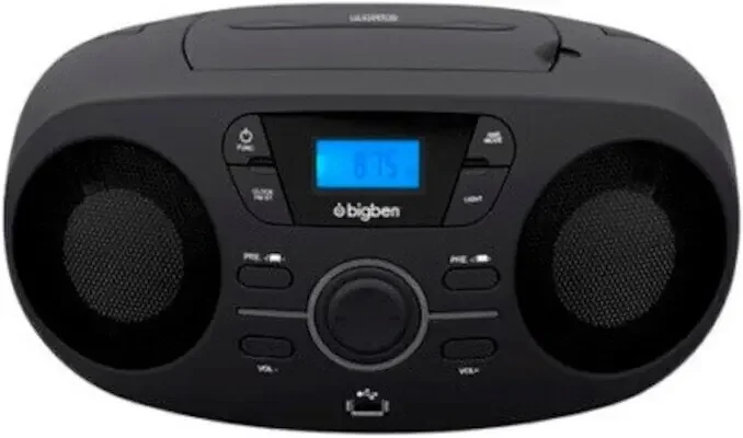 Bigben CD61NUSB Black Lecteur de musique de table