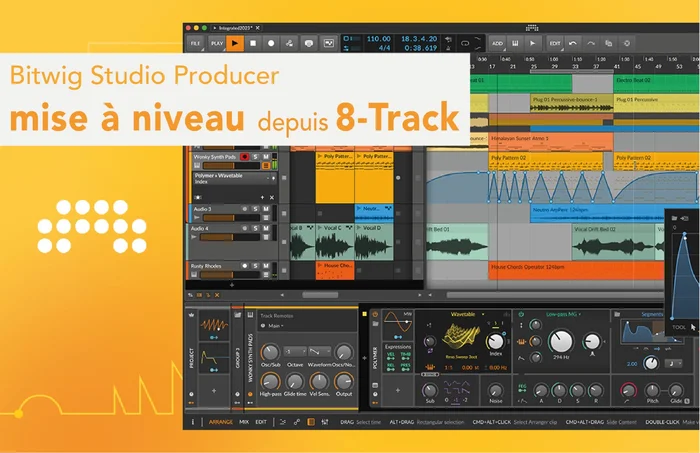 Bitwig Studio Producer Upgrade 8-Track