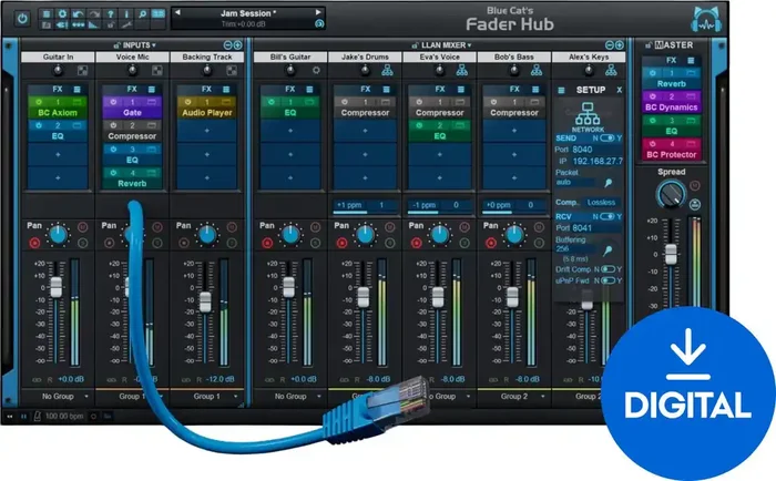 Blue Cat Audio Fader Hub (Produit numérique)