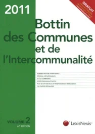 BOTTIN DES COMMUNES ET DE L&rsquo;INTERCOMMUNALITE 2011. VOLUME 2