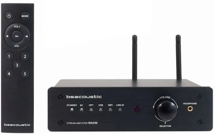 BS Acoustic WA250 Multipièce amplificateur Black