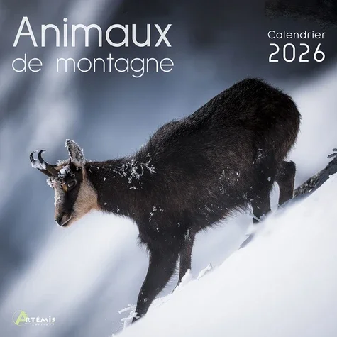 Calendrier animaux de montagne Edition 2026