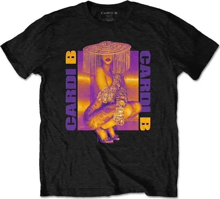 Cardi B T-shirt Squat Unisex Black S