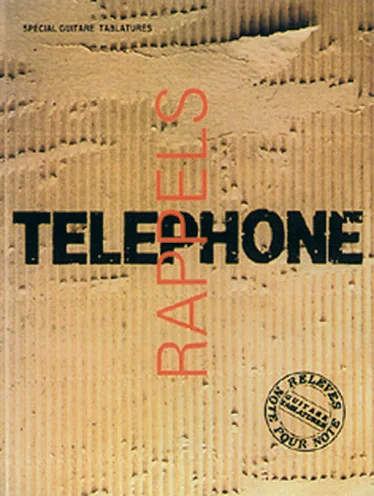 Carisch Telephone Rappels – Guitare Tab