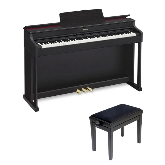 CASIO AP-470 BK Celviano et sa banquette