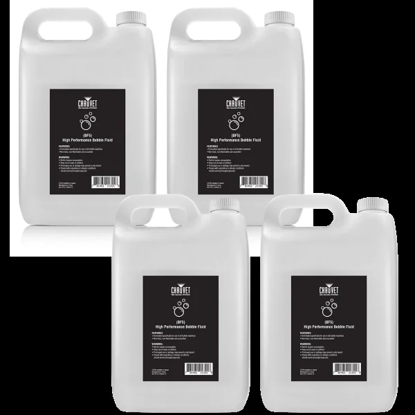 Chauvet DJ BF5X4 – Liquide à bulles 5L – Lot de 4