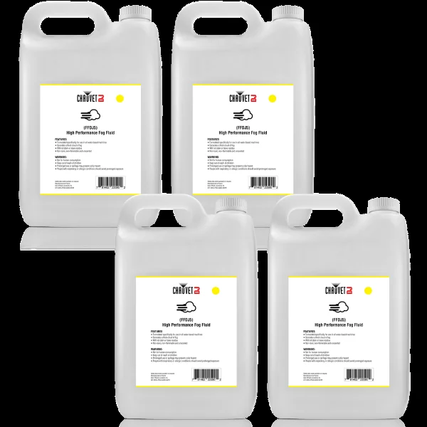 Chauvet DJ FFDJ5X4 – Liquide fumée 5L – Lot de 4